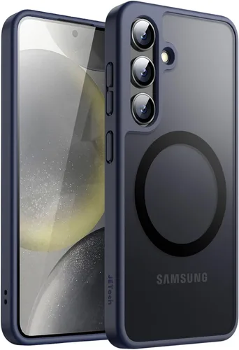 Vista 44 de JETech Estuche magnético para Samsung Galaxy S24 5G, compatible con MagSafe, funda protectora para teléfono con parte trasera translúcida y mate a