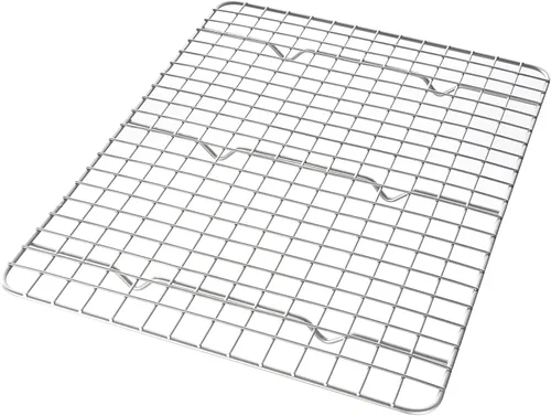 Vista 8 de Juego de bandejas para hornear y rejillas de enfriamiento antiadherentes USA Pan XL, Juego de 2