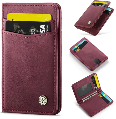 Vista 10 de Cartera delgada para hombre y mujer Me99, Negro, Minimalista