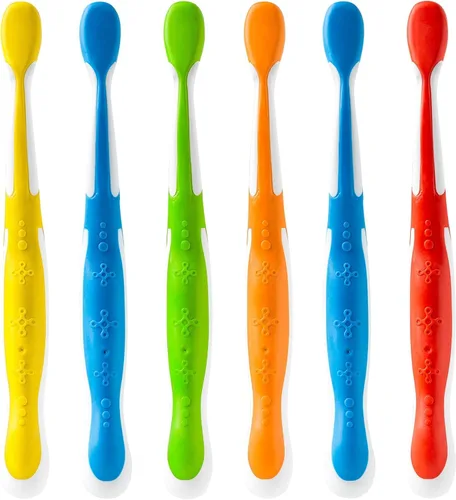 Vista 5 de Brush Buddies Hot Wheels - Cepillo de dientes para niños, paquete de cepillos de dientes, cerdas suaves para niños, niños de 2 a 4 años, paquete