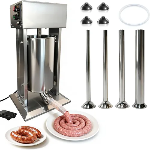 Vista 11 de Embutidor manual de salchichas 11LBS/5L Máquina de salchichas