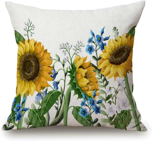 Vista 20 de Solekla Funda de almohada de decoración de granja, funda de almohada de mandala de galaxia de 18 x 18 pulgadas, funda de almohada geométrica