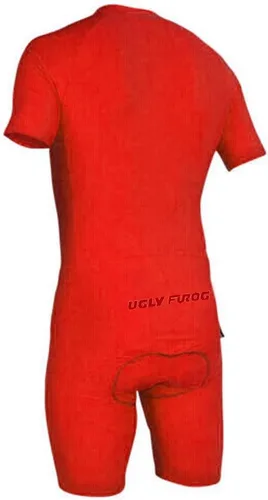 Vista 98 de UGLY FROG Traje de triatlón para hombre de manga corta Jersey de piernas cortas Skinsuit Tri Kit Ciclismo Skinsuit Team Bike Ropa