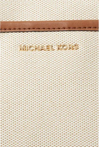 Vista 4 de Michael Kors Talia - Bolsa grande de agarre natural equipaje talla única, NaturalEquipaje