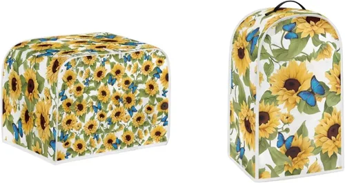 Vista 16 de Cubiertas para tostadoras de murciélagos de 2 rebanadas, protectores decorativos a prueba de polvo, cubiertas de tostadora, resistentes a