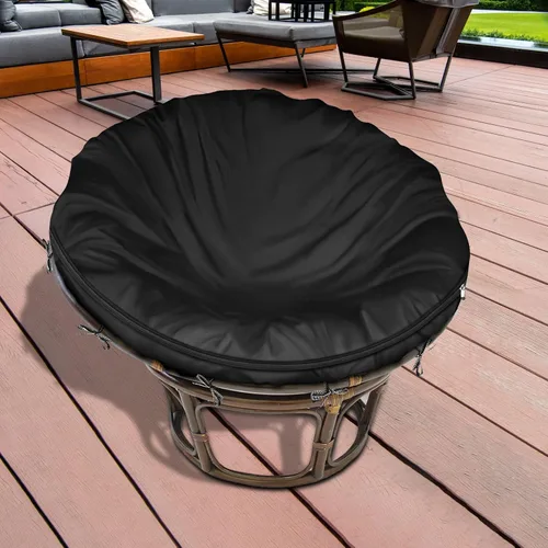 Vista 7 de Papasan Funda de cojín impermeable solamente, (para fundas de cojín para sillas Papasan de 47 a 55 pulgadas, para interiores y exteriores)