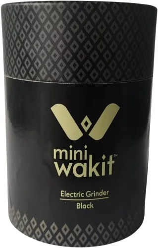 Vista 5 de Mini molinillo Wakit (negro) - Molinillo eléctrico recargable de hierbas con tecnología patentada de bola y cadena para moler sin esfuerzo