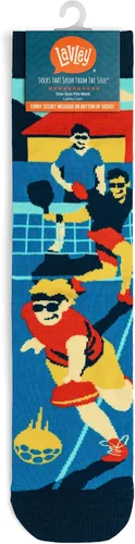 Vista 3 de Lavley Divertidos calcetines de pickleball para adultos, regalos geniales para hombres, mujeres y adolescentes, talla única