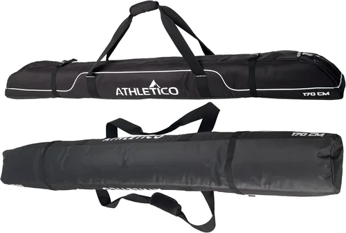 Vista 4 de Athletico Diamond Trail - Bolsa de esquí acolchada - Bolsa de viaje de esquí individual para transportar esquís