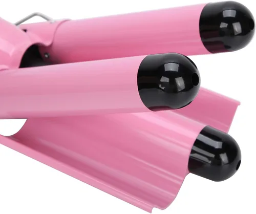 Vista 6 de YUYTE 3 rizadores de pelo, rizador ajustable con control de temperatura, herramienta de peinado para ondas y rizos