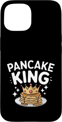 Vista 6 de iPhone 16 Pancake King Hotcake Lover Maker Baker Foodies Men Dad Boys Case
