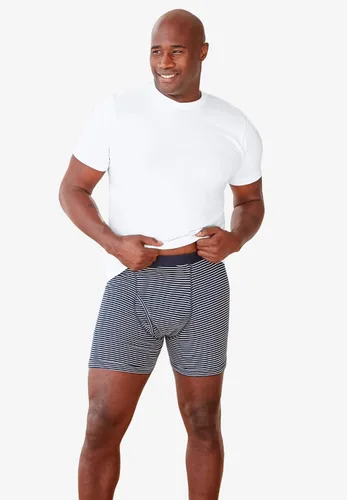 Vista 2 de KingSize Paquete de 3 camisetas de algodón con cuello redondo para hombre Surtido Básico (0499)