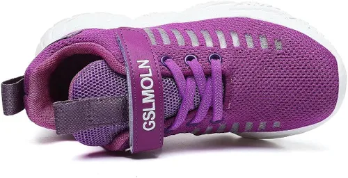 Vista 7 de Jakcuz Tenis de plataforma para niños, ultraligeros, transpirables, informales, para gimnasio, deportes, caminar, para niñas y niños