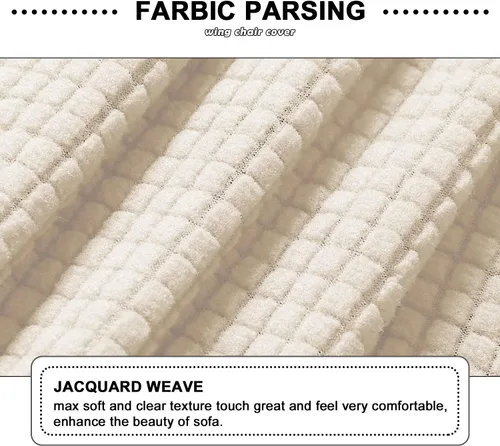 Vista 5 de MIFXIN Funda para sofá reclinable esquinero de 5 asientos, fundas elásticas de punto jacquard elástico de 7 piezas para sofá reclinable