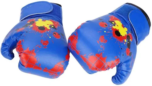 Vista 8 de Guantes de boxeo juveniles para niños de 2 a 11 años, de piel sintética