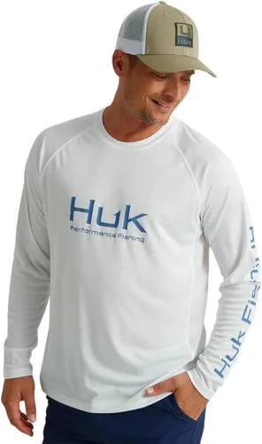 Vista 35 de HUK Camiseta de pesca de manga larga ventilada Pursuit para hombre (+30 UPF)