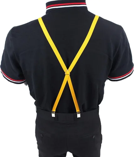 Vista 5 de Warrior Clothing England Classic - Tirantes elásticos estrechos y delgados de 12