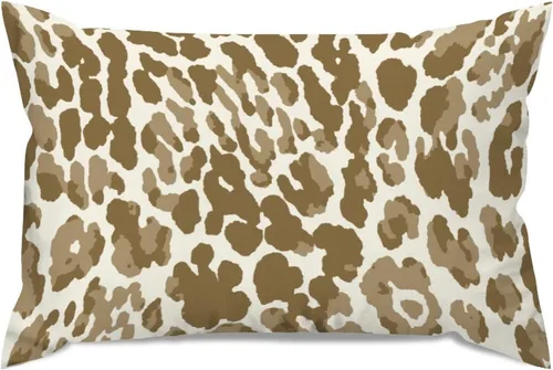 Vista 102 de ArogGeld Funda de almohada para sofá, guepardo y leopardo, estampado de leopardo, funda de cojín decorativa de granja para sala de estar