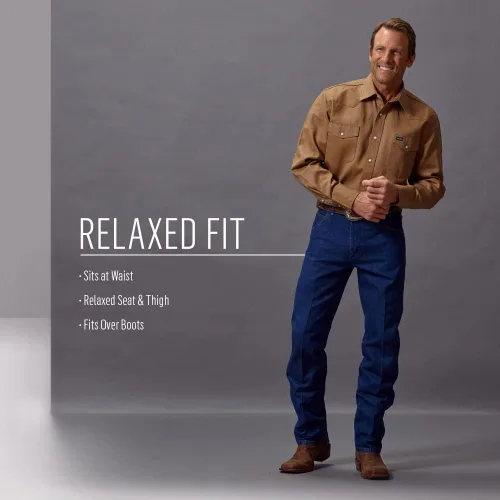 Vista 6 de Wrangler Jeans de corte vaquero para hombre