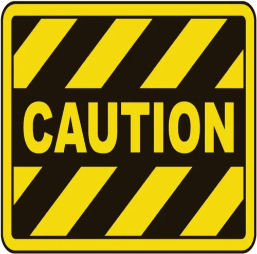 Vista 9 de Caution Watch Your Step 4 Metal Sign - 12 x 12 Inch Funny Tin Sign Retro Wall Decor For Home, Bar, Kitchen, Garage