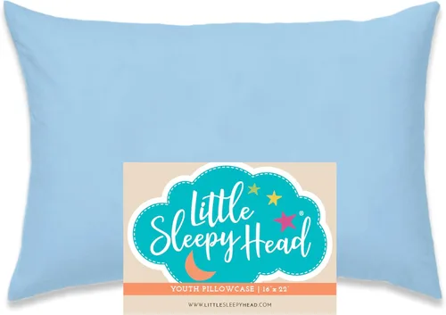 Vista 16 de Funda de almohada para jóvenes Little Sleepy Head - 100% funda de almohada de algodón y hipoalergénica - Funda de almohada envolvente de ajuste