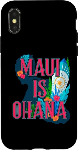 Vista 4 de iPhone 14 Maui is Ohana - Maui is Family - Estuche fuerte