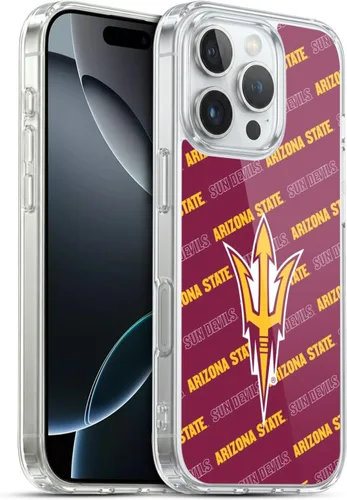 Vista 118 de Head Case Designs Funda de gel ASU Camou con licencia oficial de la Universidad Estatal de Arizona [protección de grado militar] compatible