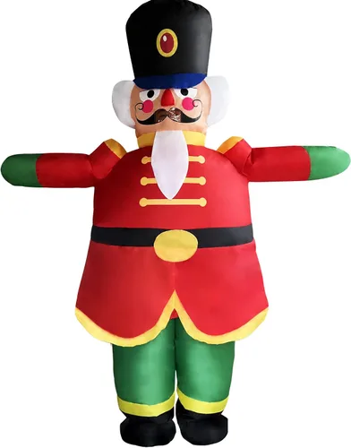 Vista 3 de Disfraz inflable de Navidad Decoración inflable de Navidad para adultosfiesta de Navidaddesfile