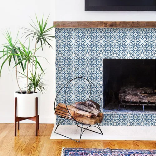 Vista 28 de Alwayspon Adhesivos de transferencia de azulejos de vinilo esmerilado para despegar y pegar, calcomanías autoadhesivas para azulejos de pared