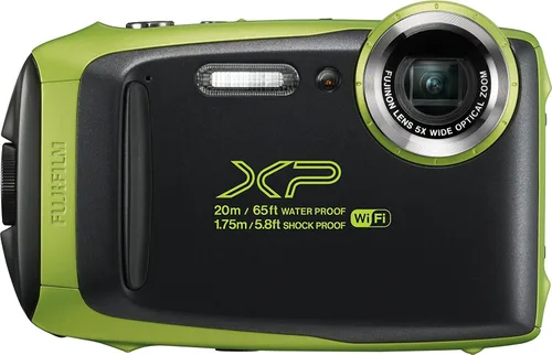 Vista 8 de Fujifilm FinePix XP130 Cámara digital impermeable con tarjeta SD de 16 GB - Azul cielo