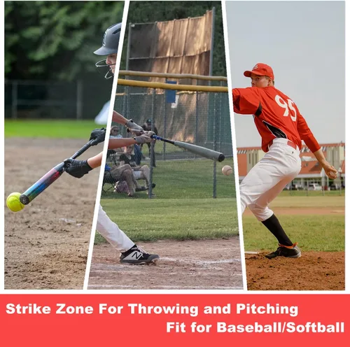 Vista 7 de Numbered Strike Zone Target for Baseball Softball net,Throwing Pitching Hitting Batting Catching Practice Targets net with 9 Target Number