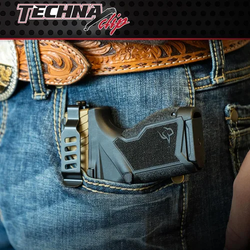 Vista 7 de Techna Clip Concealment System for Glock Models - Durable High-Carbon Spring Steel Gun Clip w/Teflon Coat 1500 - Ambi, Easy-to-Install Gun Holster
