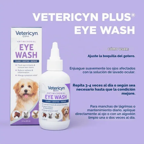 Vista 4 de Vetericyn Plus All Animal Eye Wash (3 unidades)