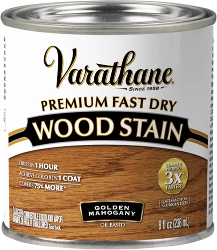 Vista 47 de Varathane 262023 - Tinte de madera prémium de secado rápido, Spring Oak, media pinta
