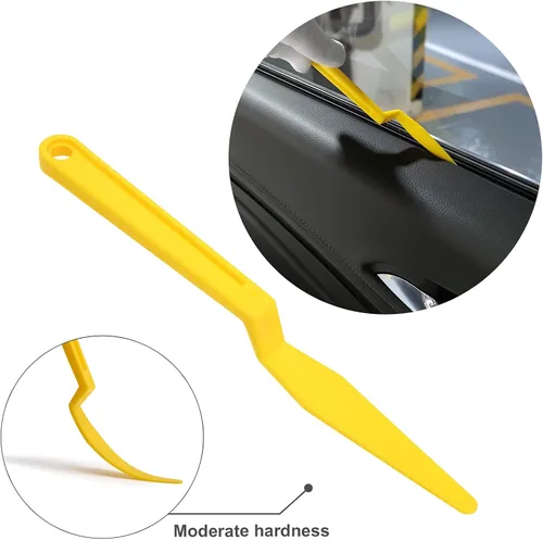 Vista 6 de FOSHIO Kit de herramientas de envoltura de vinilo para ventana con cinta de cuchillo de 5M, escobilla de fieltro, micro escobilla de goma, soportes