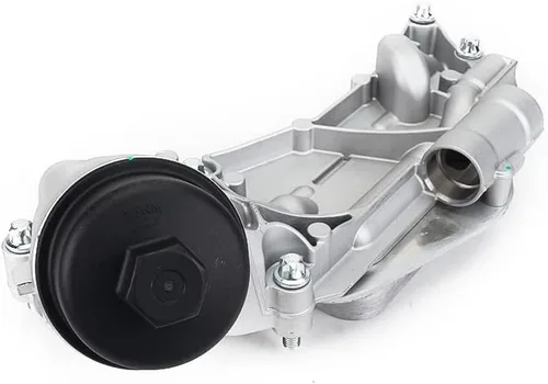 Vista 4 de 93186324 25199751 Enfriador de aceite de motor con conjunto de filtro de aceite 93186324 Reemplazo para GM Chevrolet Cruze Aveo Aveo5 Sonic
