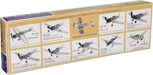 Vista 2 de Guillow's Junkers JU 87-B Stuka Kit de modelo pequeño