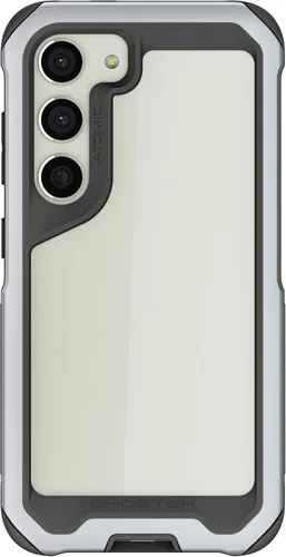 Vista 16 de Ghostek Atomic - Funda delgada para Galaxy Z Flip 4, parte trasera de aramida con parachoques de aluminio rojo, funda protectora de doble capa a