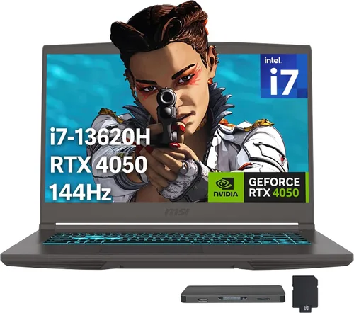 Vista 9 de MSI Cyborg 15 B2RWFKG-071US 15.6" Full HD 144Hz - Computadora portátil para juegos, Intel C