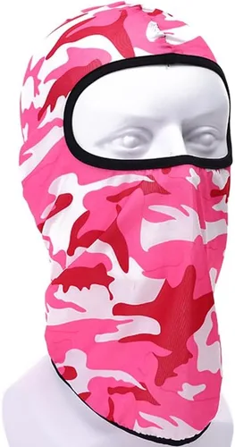 Vista 2 de Pasamontañas delgado para esquí, máscara de cara completa, resistente al viento, protección solar UV, capucha para mujeres y hombres