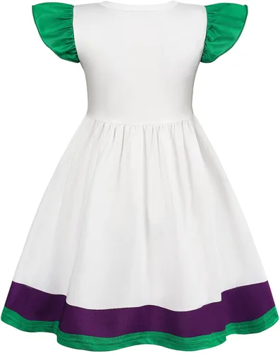 Vista 2 de Eledobby Buzz Lightyear Dress for Girls Kids Buzz Costume Halloween Dress Up Toy Story Outfits Birthday Party Dresses
