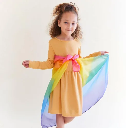 Vista 5 de Sarah's Silks cobija para juegos reforzada, S, Arcoiris (Rainbow)