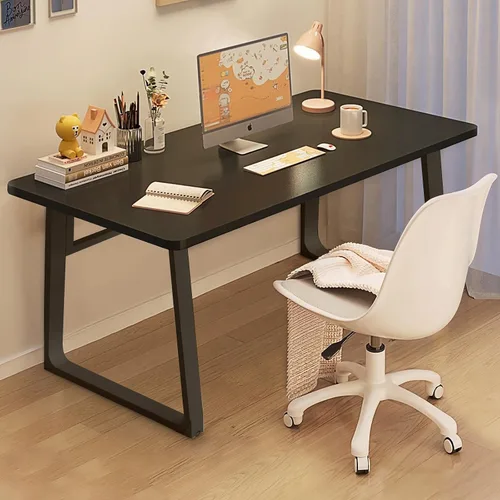 Vista 9 de Escritorio moderno Mesa de computadora de 31,5 pulgadas Mesa de oficina de estilo simple Escritorio de oficina industrial