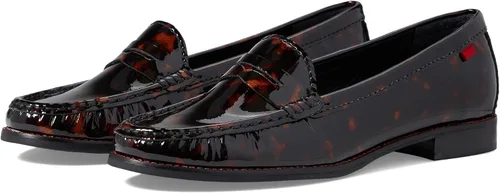 Vista 8 de Mocasines Penny de piel auténtica cómodos sin cordones para mujer