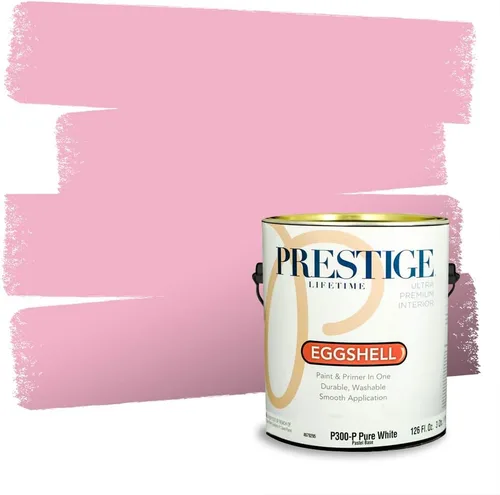 Vista 139 de Prestige Paints Pintura exterior e imprimación en uno, 1 galón, plano, coincidencia comparable de Valspar* Amber Rose*