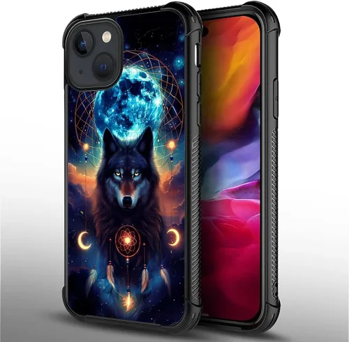 Vista 999 de Funda compatible con iPhone 15, diseño de elefantes africanos, diseño increíble a prueba de golpes, antiarañazos, carcasa trasera de policarbonato