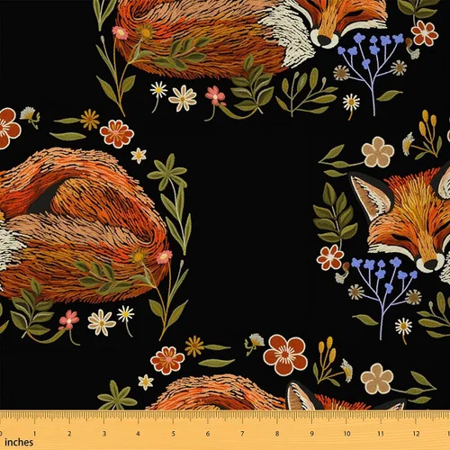 Vista 10 de Koi Fish - Tela de tapicería para sillas, tela tradicional japonesa para exteriores, tela decorativa con estampado de hojas de loto Botanicla