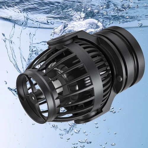 Vista 9 de Uniclife Acuario Wave Maker para tanques de peces de 120-300 galones, bomba de circulación ajustable de 3400 GPH con controlador y base de succión