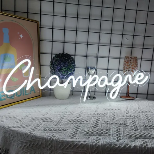 Vista 11 de Letreros de neón Hello Gorgeous para decoración de pared, letrero de 13.8 * 13.8 pulgadas de luz rosa para boda, decoración de compromiso