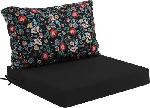 Vista 33 de idee-home Cojines impermeables para asiento de exteriores, para muebles de patio, cojines de repuesto para asiento profundo Hampton Bay